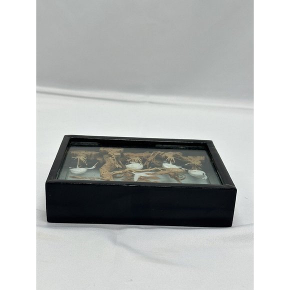 Vintage Chinese Cork Miniature Diorama With Rare Landscaping - Picture 3 of 5